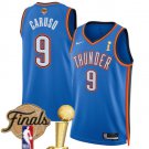 #9 Alex Caruso Blue Jersey Basketball Oklahoma City Thunder 2025 Finals Patch