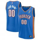 Oklahoma City Thunder 2025 Custom Jersey Basket Ball - Blue