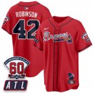Robinson Red Baseball Jersey ATL 2026 60th Anniversary All Stitched