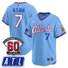 Ha Seong Kim Baseball Jersey ATL 2026 City Connect 60th Anniversary in Atlanta Stitched