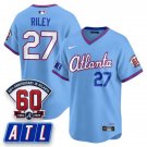 Austin Riley Baseball Jersey ATL 2026 City Connect 60th Anniversary in Atlanta Stitched