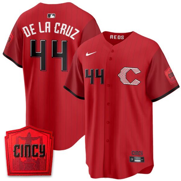 Elly De La Cruz Baseball Jersey CIN 2026 City Connect All Stitched