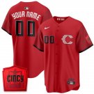 Custom Baseball Jersey CIN 2026 City Connect All Stitched