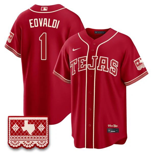 Nathan Eovaldi Baseball Jersey TEX 2026 City Connect All Stitched
