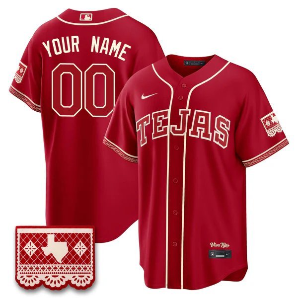 Custom Baseball Jersey TEX 2026 City Connect All Stitched