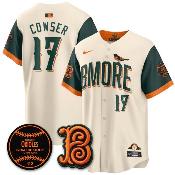 Colton Cowser V2 Baseball Jersey BAL 2026 City Connect All Stitched
