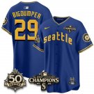 BigDumper City C Jersey Seattle Mariners 50th Anniversary & AL West Division Champions Stitched