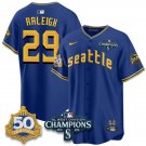 Cal Raleigh Baseball Jersey SEA 2026 50th Anniversary All Stitched
