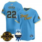 Christian Yelich - 22 City Connect Baseball Jersey MIL 2026 Limited All Stitched