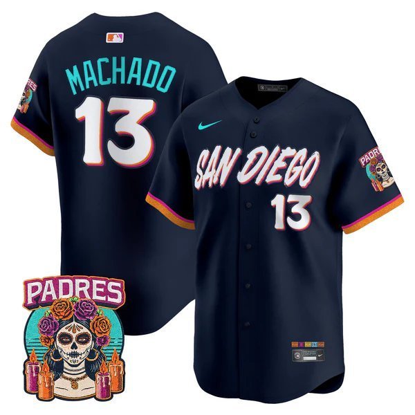 Manny Machado Baseball Jersey SD 2026 City Connect Stitched