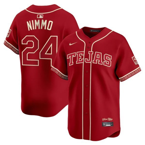 Brandon Nimmo Baseball Jersey Texas Rangers 2026 City Connect Stitched