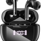 CALCINI Wireless Earbuds, Bluetooth 5.3 Ear Buds with LED Power Display Charging Case
