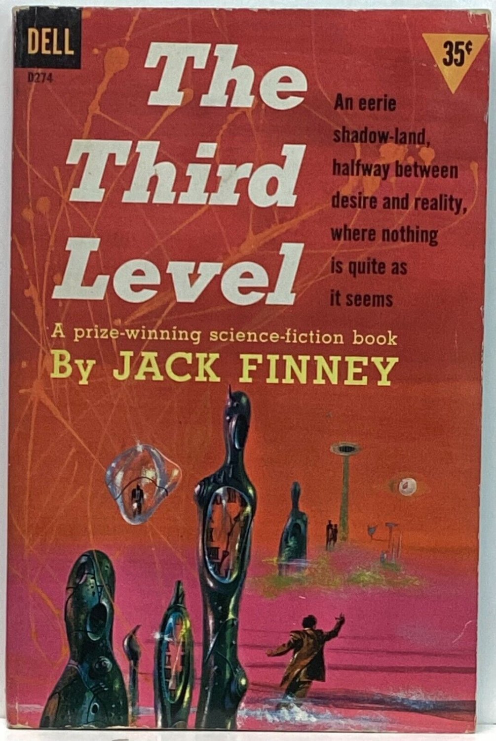 The Third Level by Jack Finne (1959 1st Dell pb {D274} Richard Powers