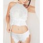 Women's Normal Bra & Panty Set Paddles Backless Lace Full Coverage