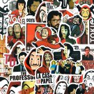 50pcs/lot TV Series La Casa De Papel(Money Heist) Stickers For Phone Skateboard Kids Sticker