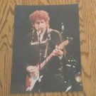 BOB DYLAN - LIVE ON STAGE COLOR PHOTO 8X11!!  DARK BACKGROUND!! EXTREMELY RARE!!
