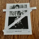 BOB DYLAN 2 PHOTO SHOTS PROMO BLACK&WHITE 8X10 IN. PHOTO!! 1987!!  VERY RARE!!