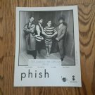 1.PHISH PROMOTIONAL BLACK&WHITE HIGH QUALITY GLOSSY PHOTO!! 8X10 INCHES!! RARE!!