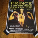 PRINCE & THE POWER GENERATION EUROPEAN TOUR POSTER 1993 STOCKHOLM VERY RARE!!