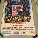 SANTANA ORIGINAL TOUR POSTER FROM FRANCE 1992!! EXTREMELY RARE!! ONE ONLY SUPER RARE!!