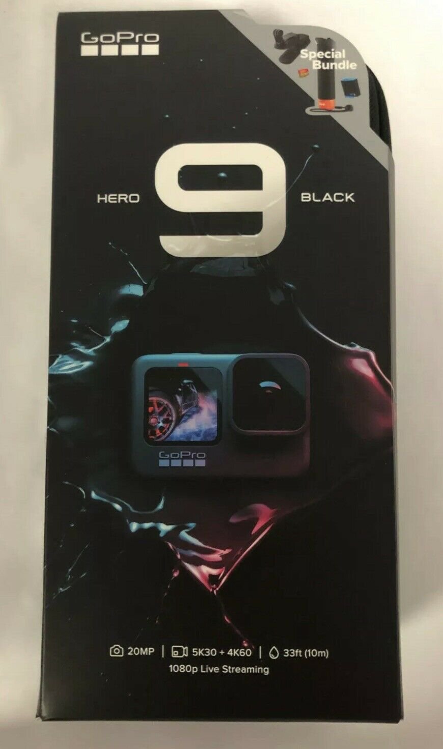 GoPro HERO9 Black 5K UHD Action Camera Accessories Bundle