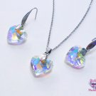 Crystal Iridescent Hearts Set SKU 1642