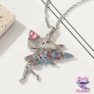 Multicolor Rhinestone Fairy Necklace SKU 1612