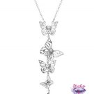 Multi-butterfly Dangle Necklace SKU 1021