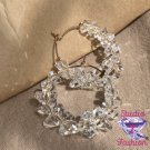 Hoop and Crystal Earrings SKU 1664