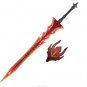 Blood-colored Yegerlite Sword Metal Forged by Cheng Xiaoyu Blood-colored Knight Sword