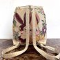 Ethnic style double-shoulder bag embroidered cloth little rabbit backpack