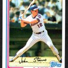 New York Mets John Stearns 1982 Topps Baseball Card 743 nr mt  !