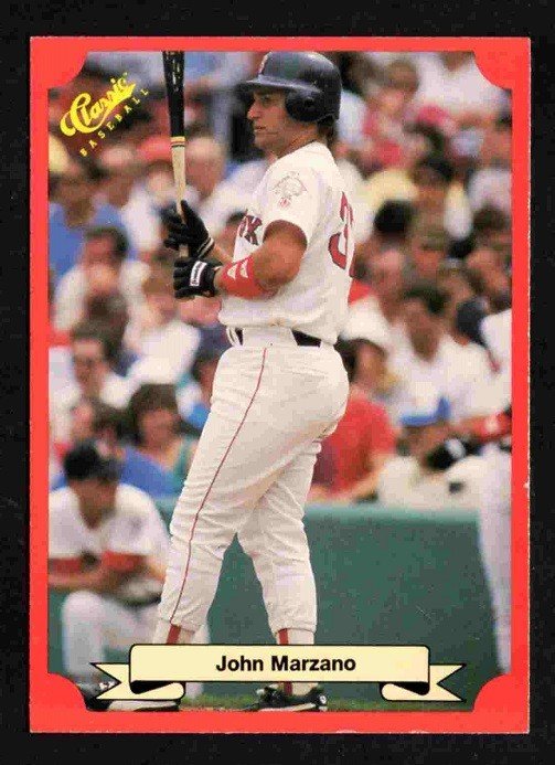 Boston Red Sox John Marzano 1988 Classic Red #189 nr mt  !
