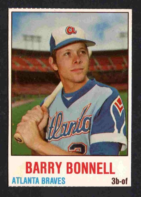 Atlanta Braves Barry Bonnell 1978 Hostess #142