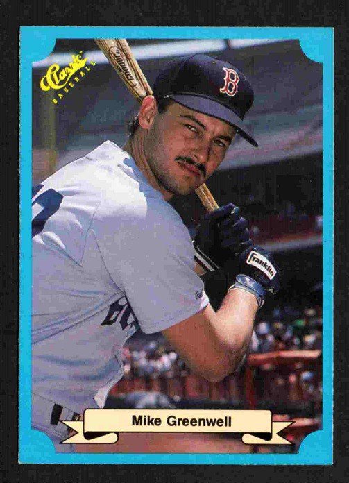 Boston Red Sox Mike Greenwell 1988 Classic Blue # 227 nr mt  !