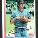 Texas Rangers Charlie Hough 1982 Topps Baseball Card #718 nr mt