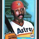 Houston Astros Jeff Leonard 1981 Topps Baseball Card # 469 nr mt