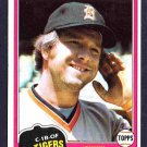 Detroit Tigers Johnny Wockenfuss 1981 Topps # 468 nr mt !
