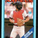 California Angels Bob Boone 1988 Topps Box Bottom Card #D  !
