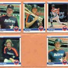 1984 Fleer Houston Astros Team Lot 15 diff Ray Knight Phil Garner Joe Niekro !