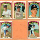 1971 1972 Topps Cleveland Indians Team Lot 25 diff Gaylord Perry Ray Fosse Team Card Alex Johnson