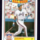 New York Mets Darryl Strawberry 1987 Topps Glossy All Star Insert #8 nr mt !