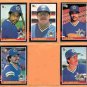 1985 Donruss Seattle Mariners Team Lot 17 diff Danny Tartabull RC Alvin Davis RC