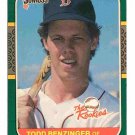 Boston Red Sox Todd Benzinger 1987 Donruss The Rookies #30 !