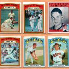 1972 Baltimore Orioles Team Lot 18 Brooks Robinson Earl Weaver Jim Palmer Bob Grich