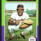 Baltimore Orioles Elrod Hendricks 1975 Topps Baseball Card # 609 ex  !
