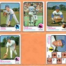 1973 Topps Los Angeles Dodgers Team Lot Team Set 19 Steve Garvey Tommy John Walt Alston
