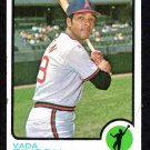 California Angels Vada Pinson 1973 Topps Baseball Card # 75 vg/ex
