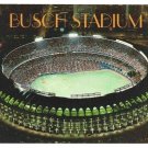 1987 Postcard Night View Busch Stadium St Louis Cardinals