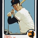 San Francisco Giants Fran Healy 1973 Topps Baseball Card #361 vg+